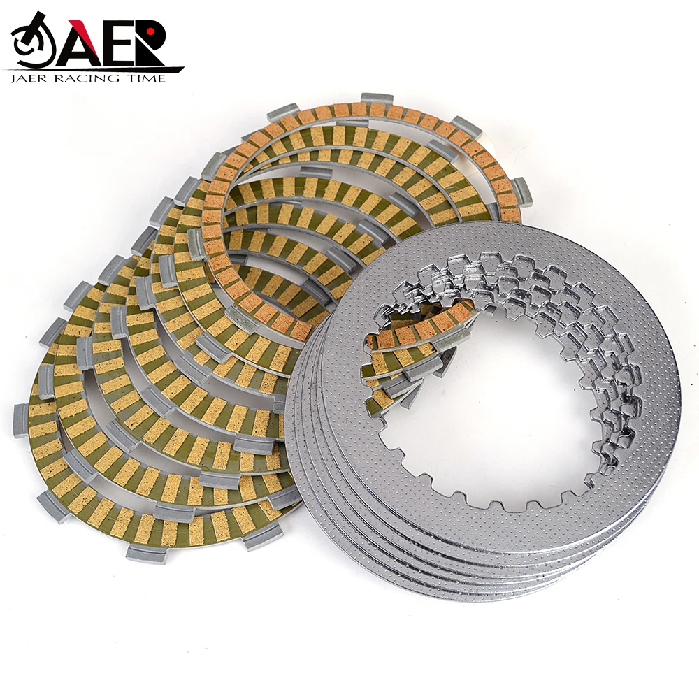 

JAER Clutch Friction Plates for Honda VT600 Shadow VLX Deluxe 1993-2007 NV600 Shadow 600 22201 MAL600 KM4000 KE1000 MAE000