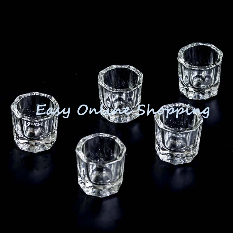 Стеклянные тарелки Dappen 10 шт. крошечные миксеры для зубов восьмиугольные чаши