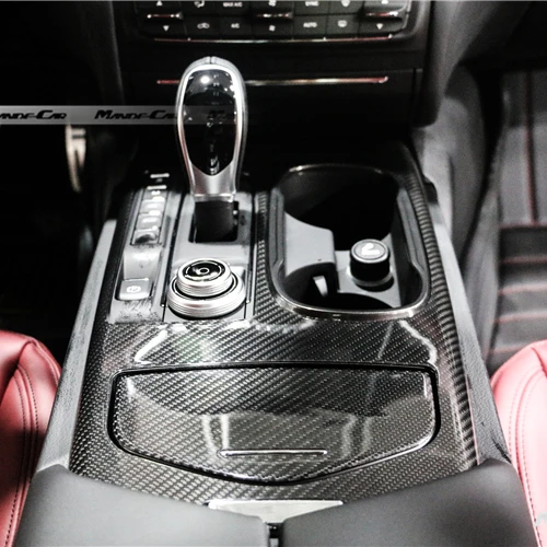 

10pcs New Model Paste Type Carbon Fiber Interior Dashboard Panel Trims Carbon Fiber Interior Trim Kit for Maserati Quattroporte