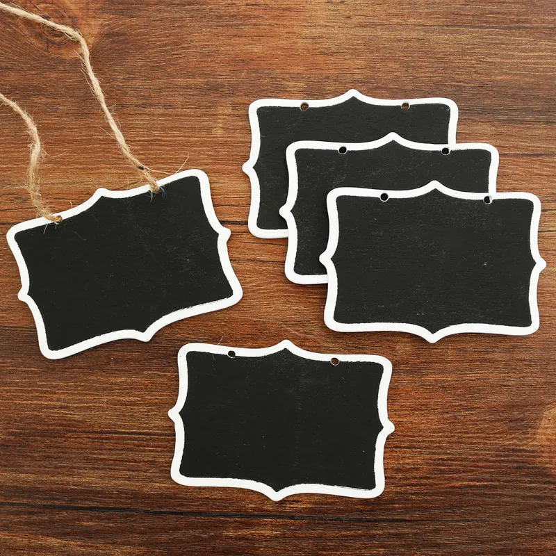 10 комплектов мини деревянной доске сообщений карты вечерние стол для визитной