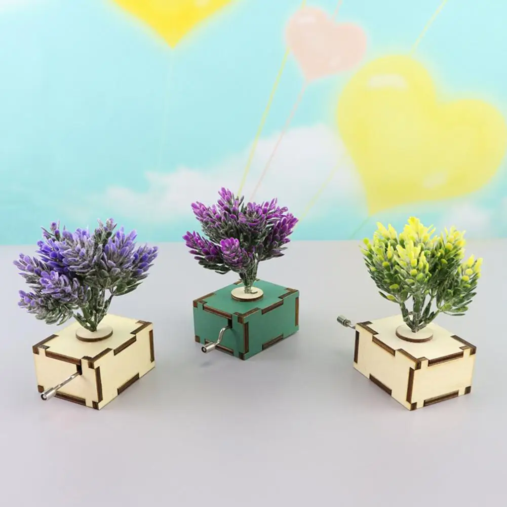 Музыкальная шкатулка GloryStar ручной работы лаванды креативный Рождественский