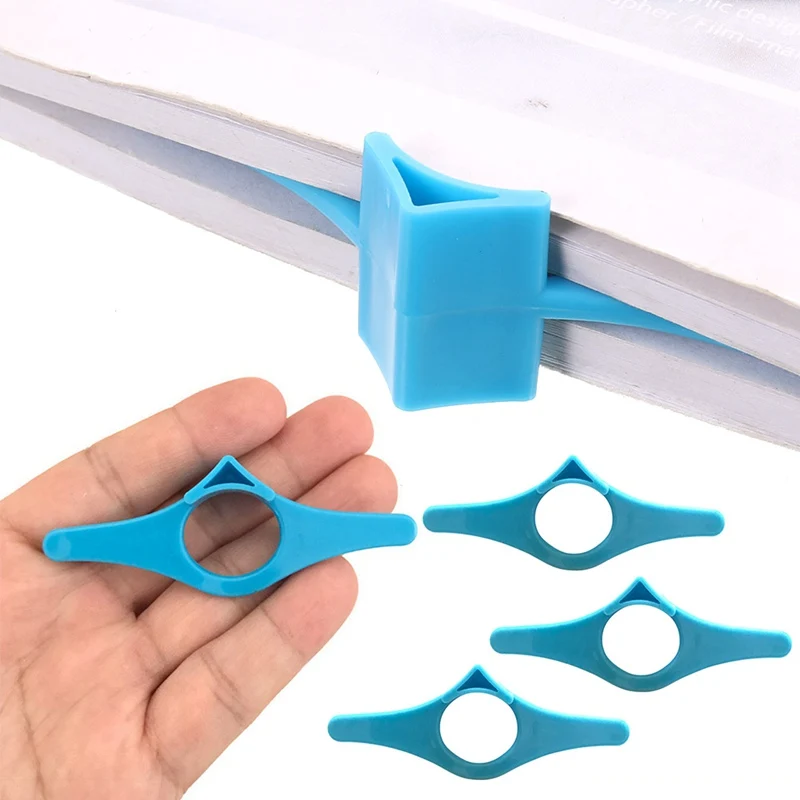 

5Pcs Thumb Convenient Multifunctional Book Holder Bookmark Finger Ring Book Markers Reading Stationery Book Page Opner