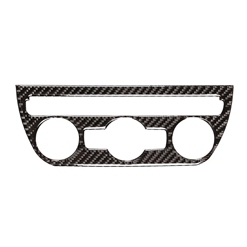 

Car Soft Carbon Fiber Central Console AC Switch Panel Cover Trim for Tiguan 2010-2016