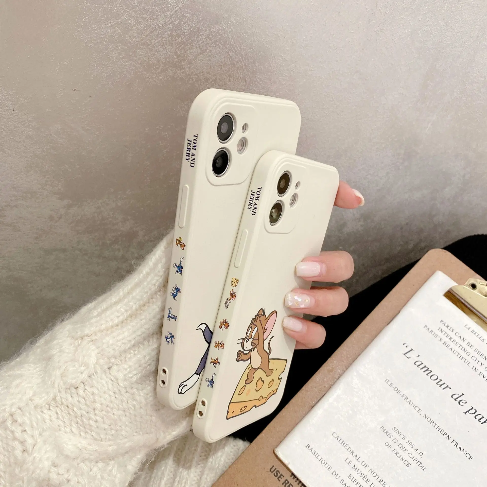 

Side Cat and Mouse for Iphone12pro Max Apple 11 Phone Case Xs Soft Case 8plus Couple XR iphone 11 pro max cases for girls