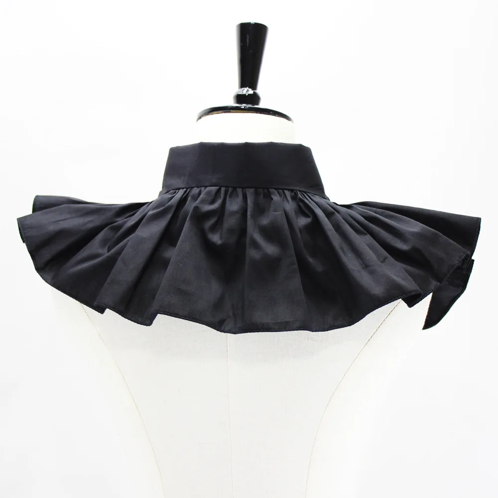 

Retro Cotton Blend Fake Collars Princess Shoulder Blouse False Collar Decorative Half Shirt Clothes Accessories For Women