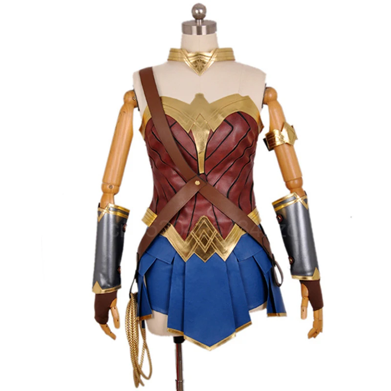 

Wonder Woman Cosplay Costume Movie Batman v Superman Dawn of Justice Diana Princess Cosplay Costume Dress For Halloween Party