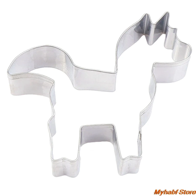 Нержавеющая сталь Единорог для нарезки печенья в виде милые конфеты прессформы
