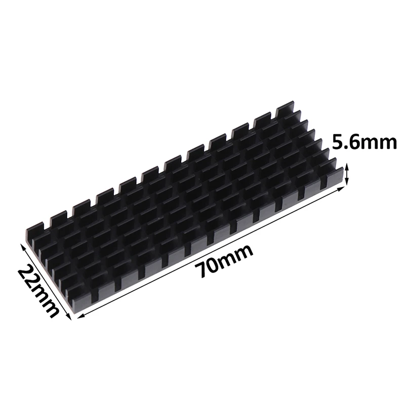 

1 Set M.2 NGFF NVMe 2280 PCIE SSD Aluminum Heat Sink With Cooling Pad