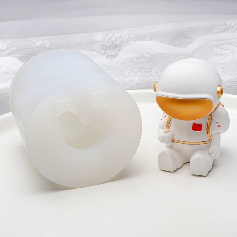 

3D астронавт силиконовые формы пластырь для ароматерапии пресс-формы для свечей DIY штукатурка прессформу эпоксидной смолы для смолы литейна...
