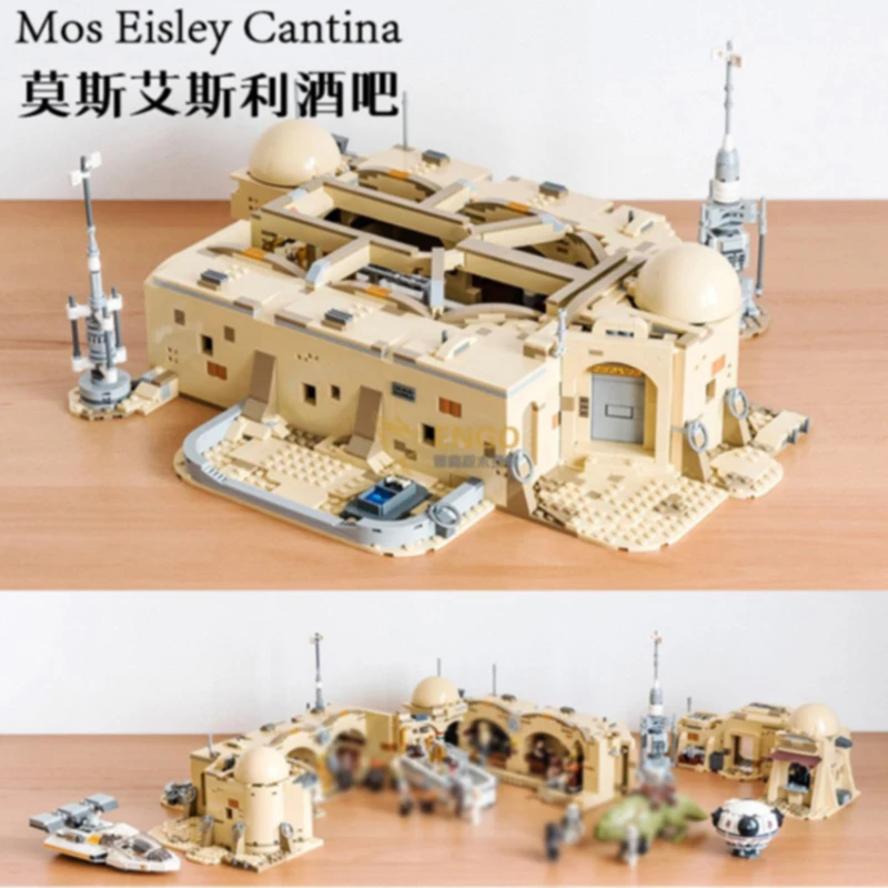 

IN STOCK STAR UNION 60016 Mos Eisley Cantina Set Bricks Building Blocks Educational Funny Toys Birthday Christmas Gifts 75290