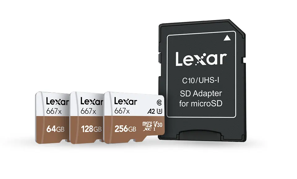 Lexar 633X128 Гб Micro SD высокоскоростная карта памяти 32 Гб U3 667X64 Гб класс 10 картао де Мемория tf флэш-карта для 4K HD видео 512G