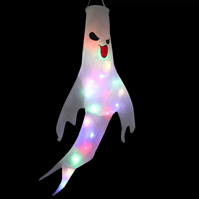 Забавные привидения на Хэллоуин ветрозащитные светодиодные огни подвесной