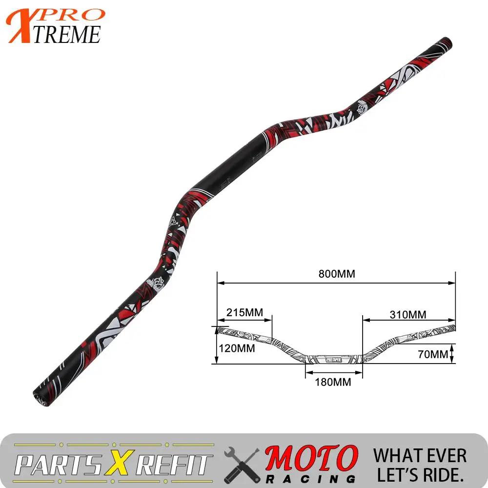 Мотоцикл с ЧПУ 800 мм ручки 28 низкий руль трубы для мотокросса ATV Quad Pit Bike Dirt |