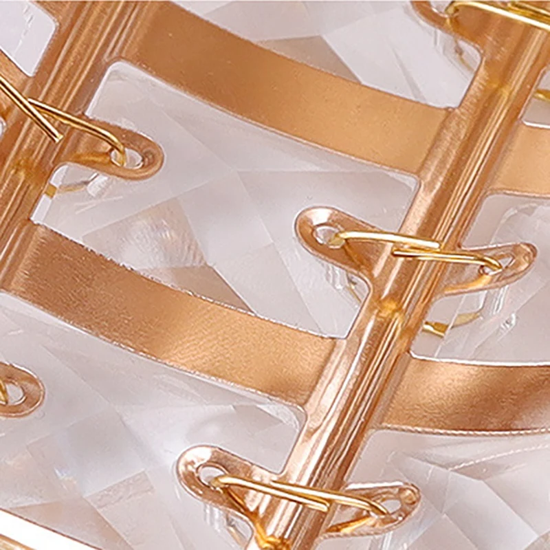 

1 Pcs Crystal Nail Art Brushes Pen Holder Japanese Style Glass Container Metal Luxury Rose Gold Beauty Tools Storage