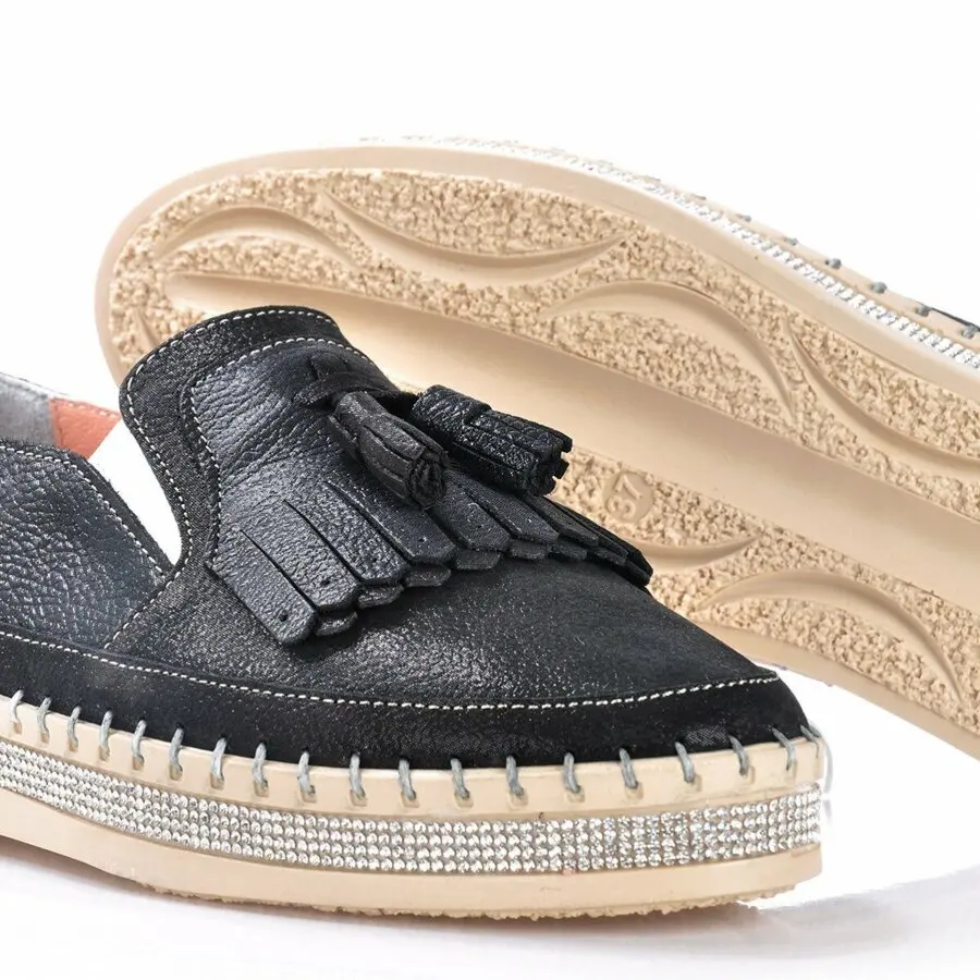 

Women Shoes Mink Shoes Women Black Daily Shoes Vzn-190Y