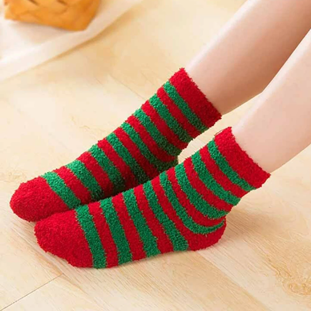 Рождественский Декор дерево лось Санта теплый коралловый флис для взрослых