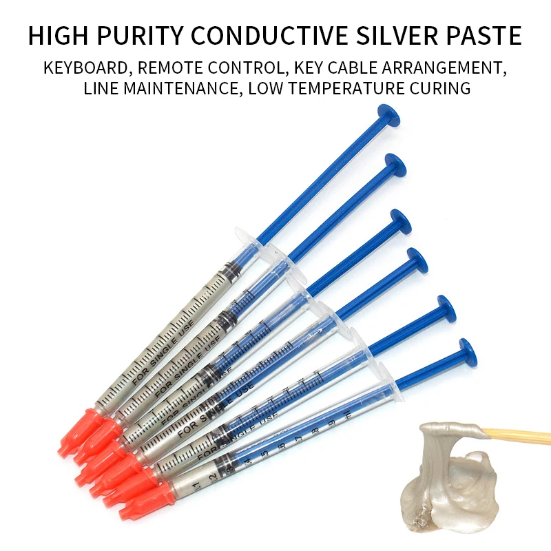 

Silver Conductive Glue Wire Electrically Paste Adhesive Paint for PCB Repair Electronics Repair Applications