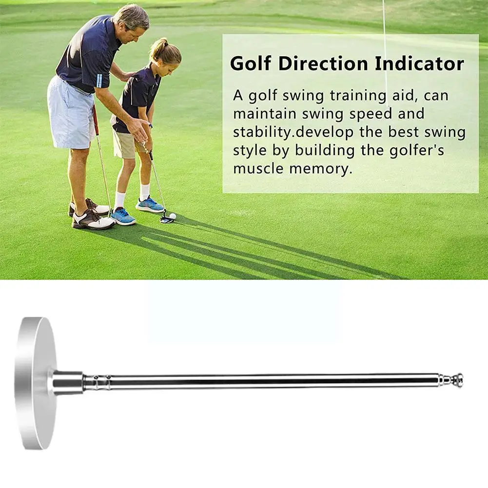 

Алюминиевый индикатор направления резки клюшки для гольфа вспомогательный тренажер для тренировки клюшки для гольфа корректирующий вспом...
