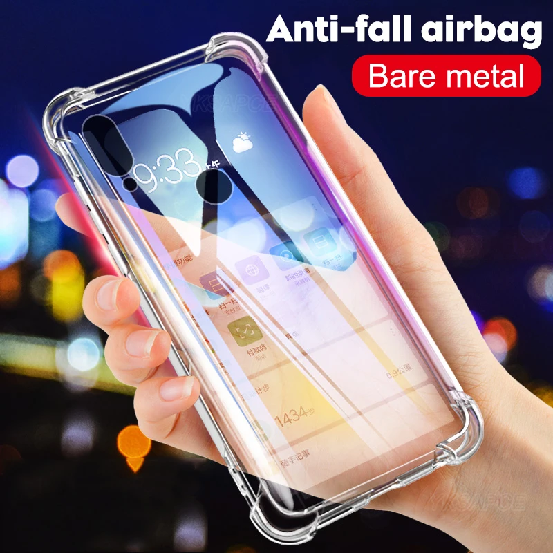 

Airbag Shockproof Silicone Phone Case For Xiaomi Redmi 7 7A 8 8A 9 9A 9C Note 7 8 9 9S 9T 10S 10 Pro Max Soft TPU Back Cover