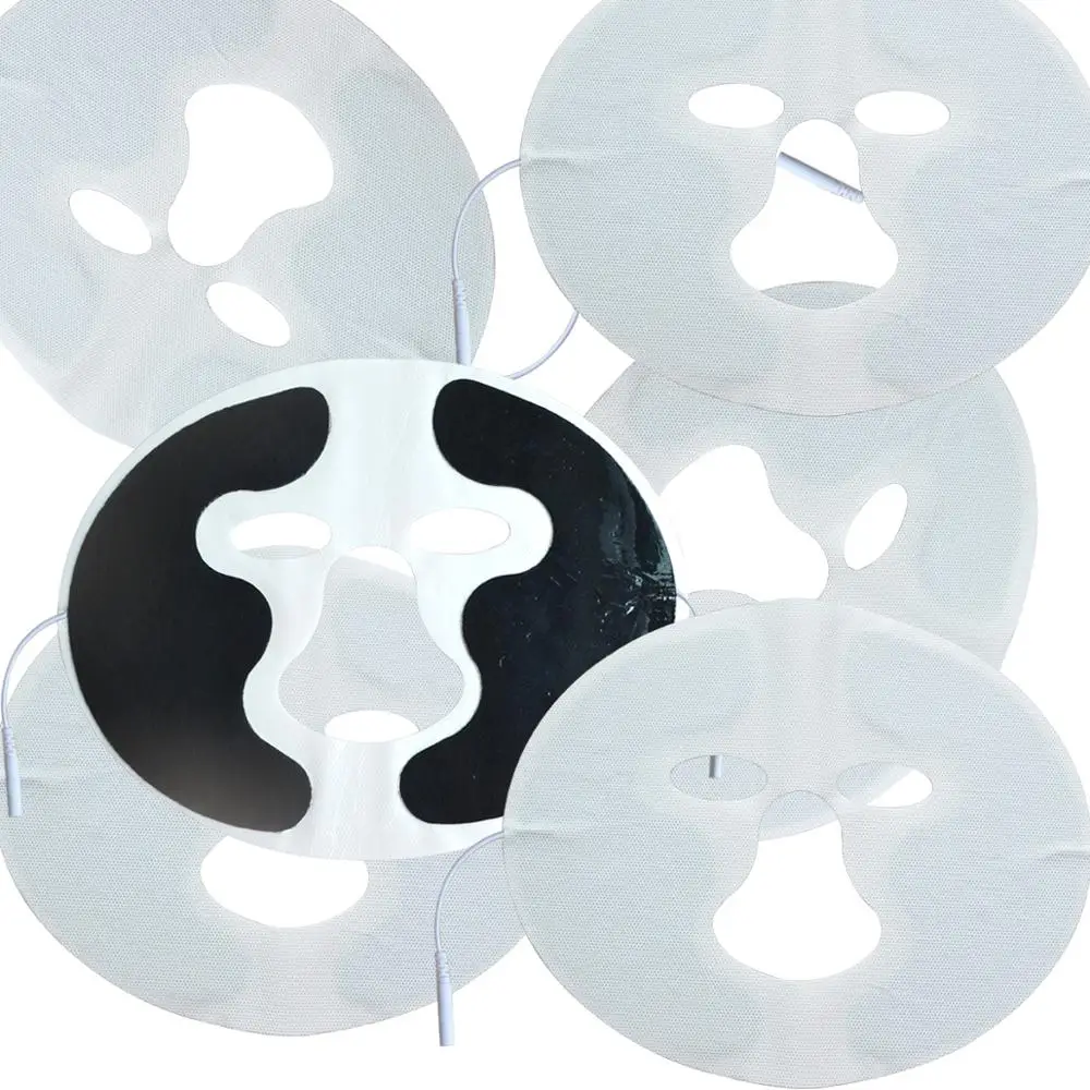 10 шт. Электротерапия маска для лица накладки массажная машина расслабляющая