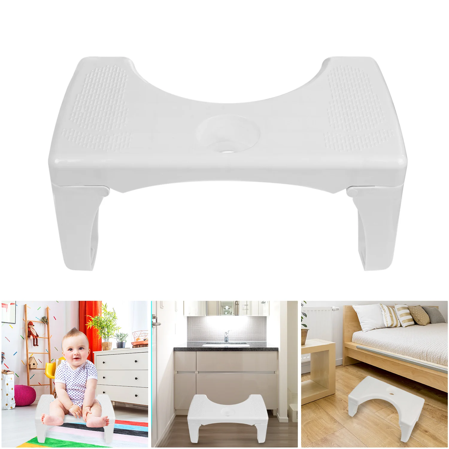 

Foldable Footstool Toilet Squatting Kid Stool Portable Step for Home Bathroom LBShipping