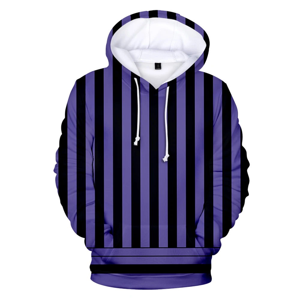 Black And White Hoodie Men Women Stripe Fashion Hoodies Demon Slayer Autumn 3D Streetwear Popular Boys Hooded Sweatshirts | Мужская