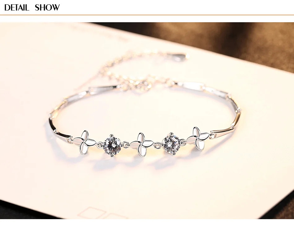 Модный женский браслет из циркония|Цепочки и браслеты| |