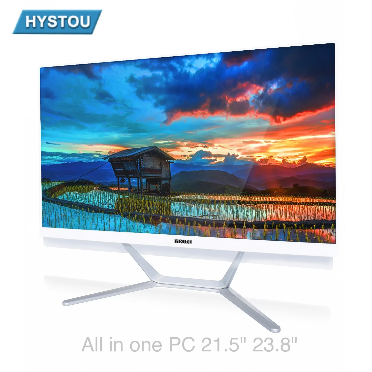 Shenzhen Hystou Factory Price All In One Desktop Computer Core i3-5005U i5‐4200U i7-6500U 4K PC All-In-One 23.8" | Компьютеры и