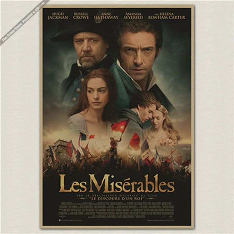 Картина для украшения дома &quotLes Miserables&quot Классический ретро-постер | Дом и сад