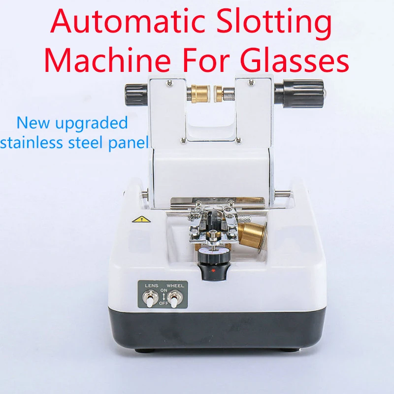 Eyeglass Slotting Machine Stainless Steel Lens Automatic Slotting Machine Wire Drawing Machine Lens Processing Machine