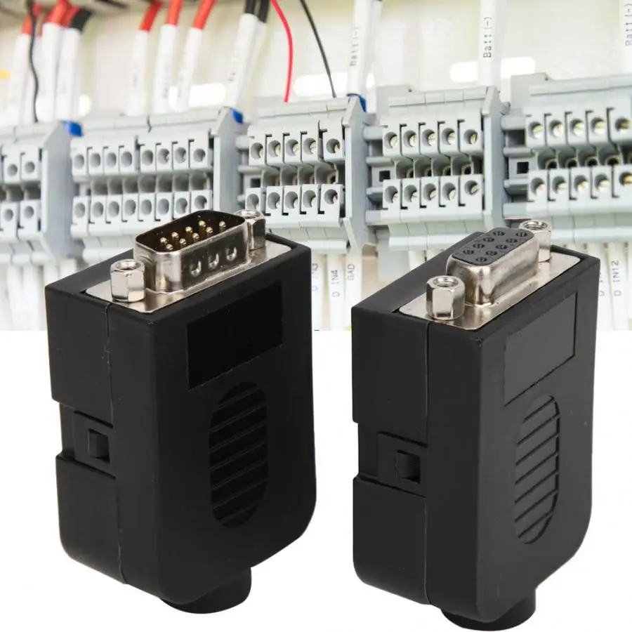 2 шт. konektor DB9 9-контактный винтовой Тип серийный для клеммы Штекерный соединитель