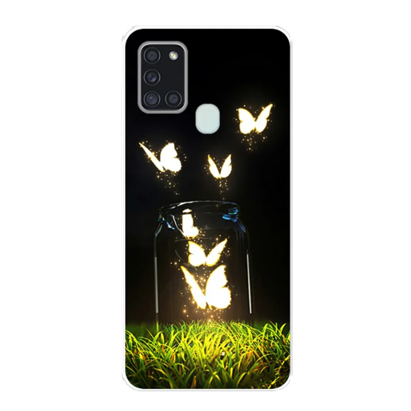 

For Galaxy A21s Case Samsung Galaxy A21S Case Silicone TPU Soft Back Cover Phone Case For Samsung A21s Funda 6.5" A 21s Bumper