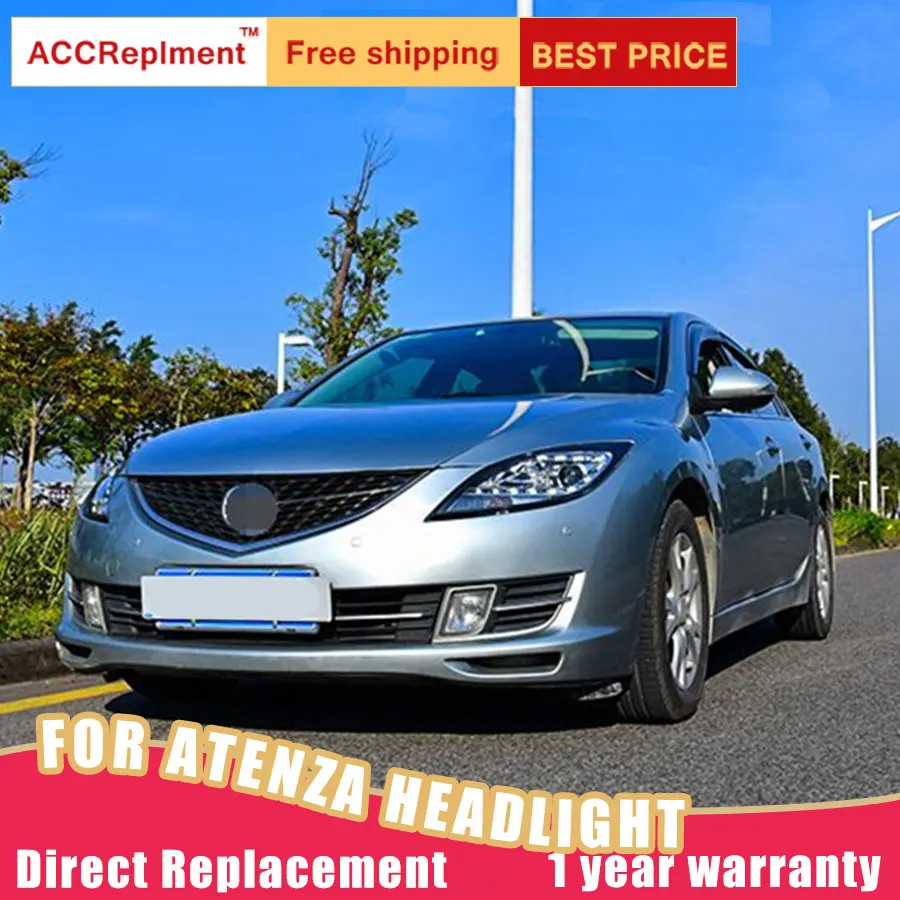 2 шт. светодиодный фары для Mazda 6 Atenza 2009 2013 Автомобильные ангельские глазки