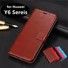 Чехол-книжка из искусственной кожи для Huawei Y6 2017 Y6 Prime 2018 2019 Y6 II Pro 2017