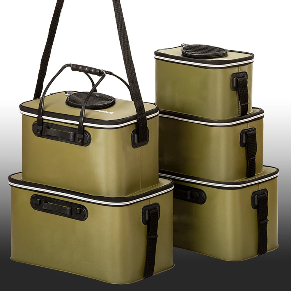 Портативный эва мешок для рыбы складное ведро рыбалки живая коробка Кемпинг