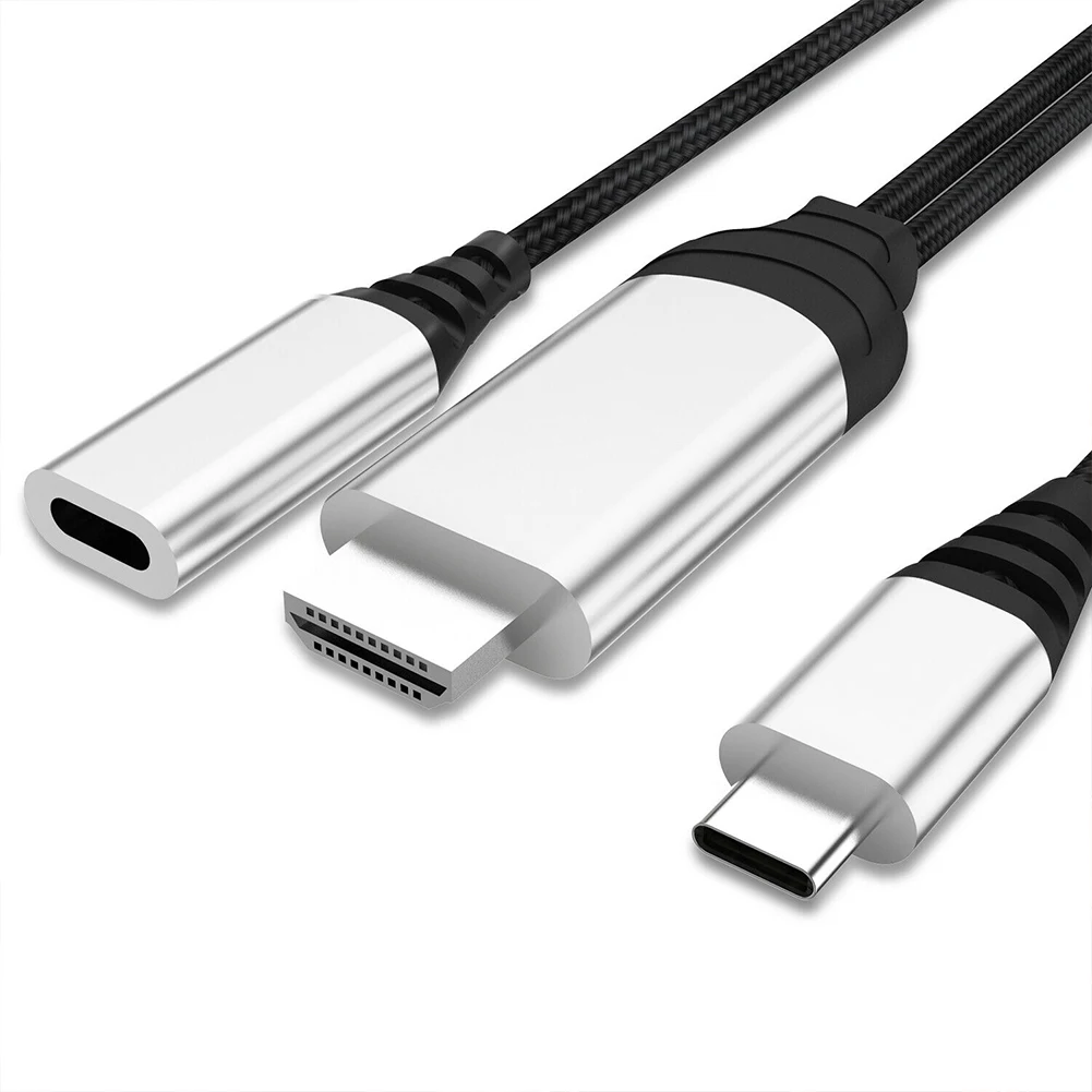 HD кабель для игр Металлический Высокоскоростной адаптер телефона на телевизор USB