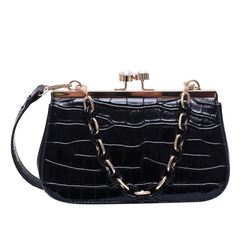 

High-quality net red stone pattern bag female 2020 Korean summer chain handbag ins shoulder messenger bag