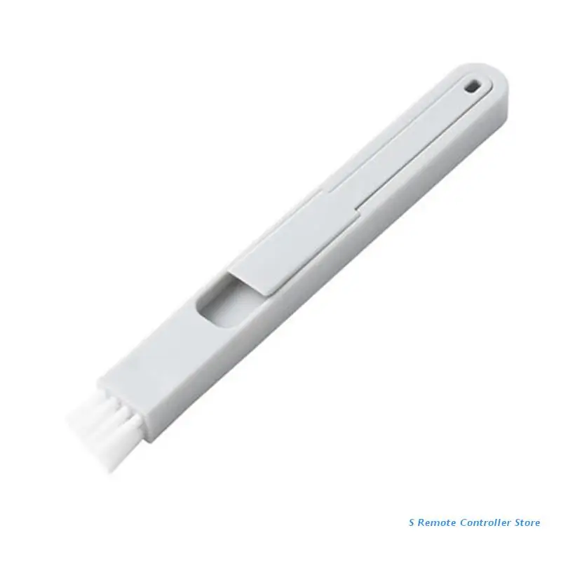 

BX0E Window Groove Cleaning Brush Computer Screen Keyboard Cleaning Brush w/ Dustpan
