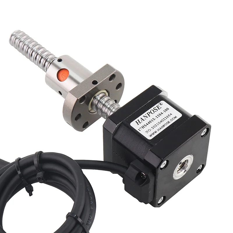 Nema 17 шаговый двигатель 1.7A 40н. См 17HS4401S SFU1204 шариковый винт 12 мм диаметр 42BYGH cnc
