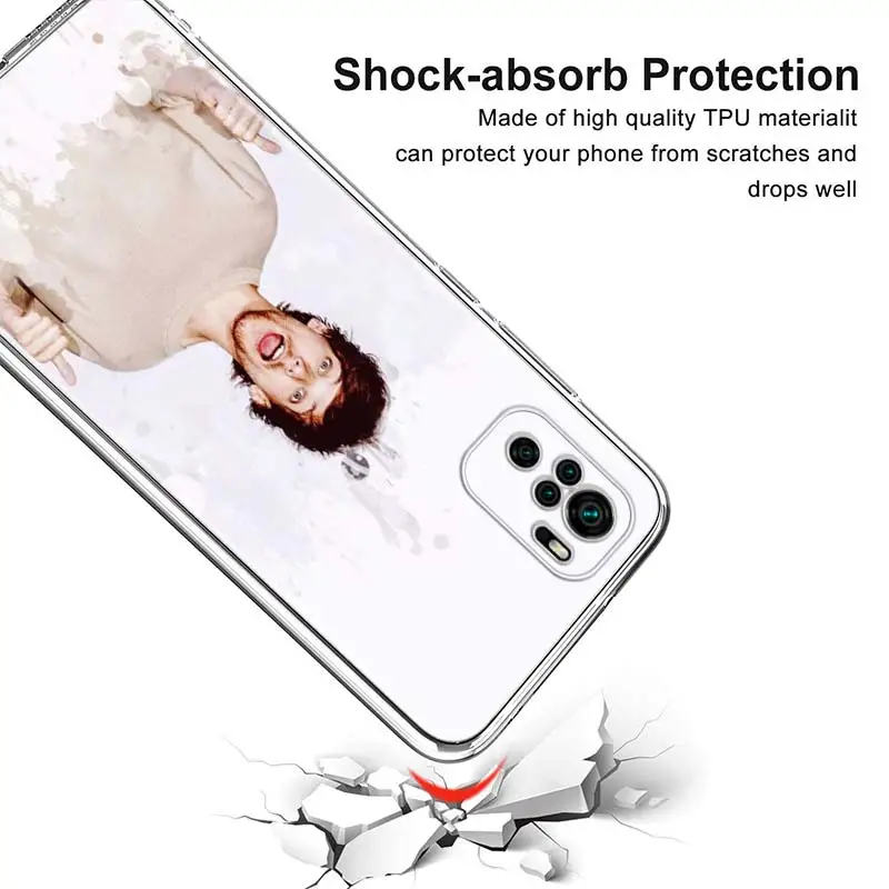 

Transparent Cover Louis 1D Tomlinson For Xioami Redmi Note 10 10S 9T 9S 9 8T 8 7S 7 6 5A 5 4X 4 Pro Max Phone Case