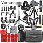 Новая палка для селфи Vamson с большой упаковкой для Gopro 10, набор аксессуаров для Go Pro Hero 10, 9, 8, 7, 6, для Eken h8r, для DJI OSMO Yi 4k