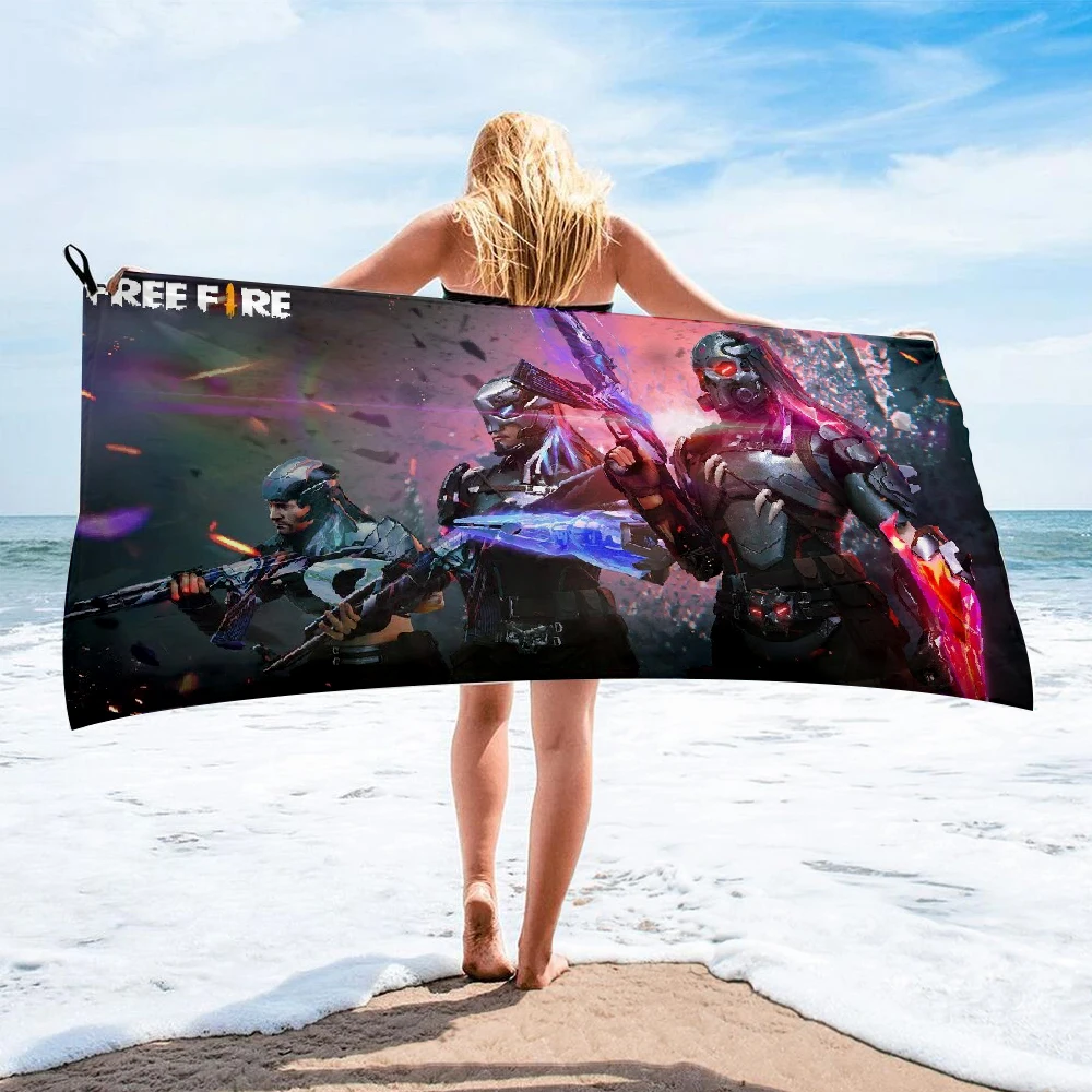 Банное полотенце из микрофибры Free Fire пляжное женская шелковая длинная юбка с