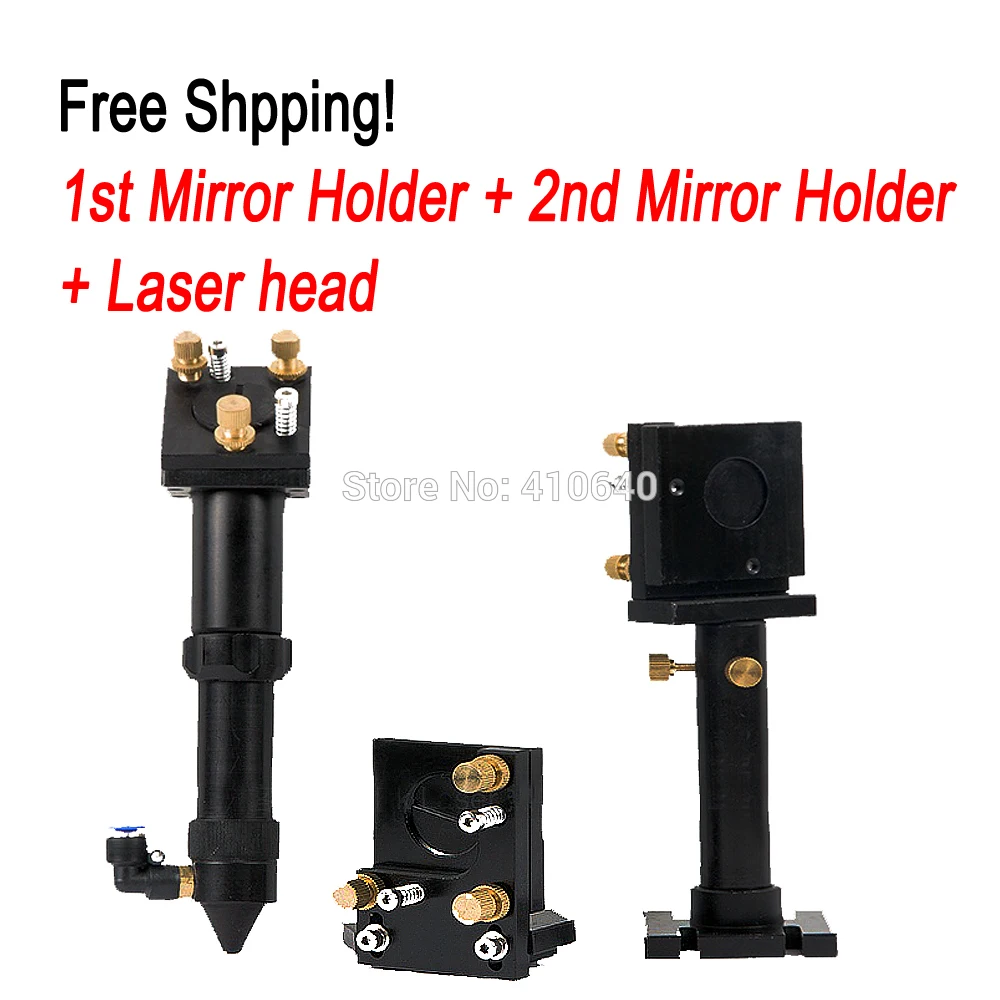 Full Set of Laser Head Laser Len Support Laser Reflection Mirror Holder Co2 Laser Head Free Shipping Very Good Quality