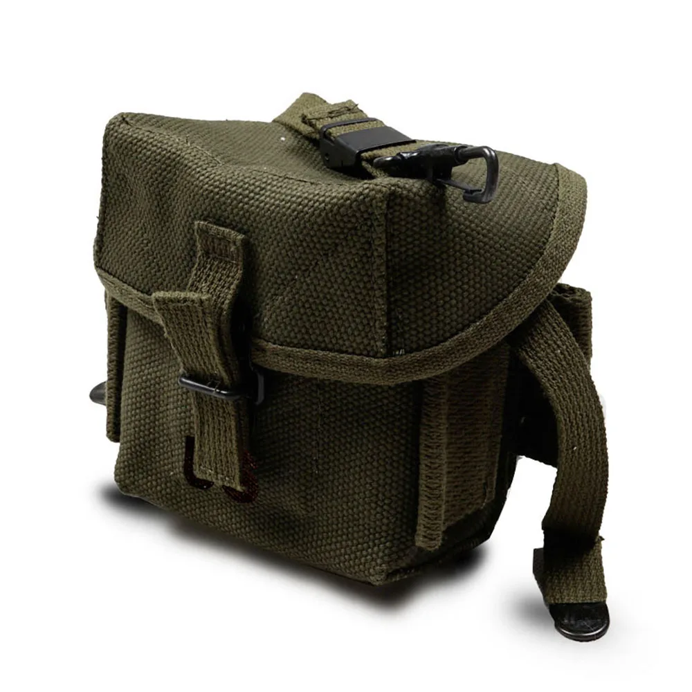 WWII WW2 US Vietnam Army M1956 M16 Universal Short Canvas Pack Bag Pouch Tool Kit |