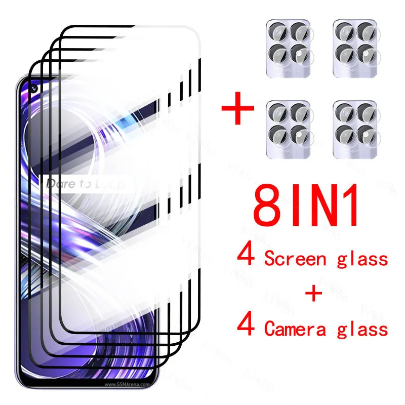 

realme 8pro glass for realme 8 pro 8i 8s tempered glass phone safety film realmy reame 7 pro 7i 6pro 6 6i lens screen protector