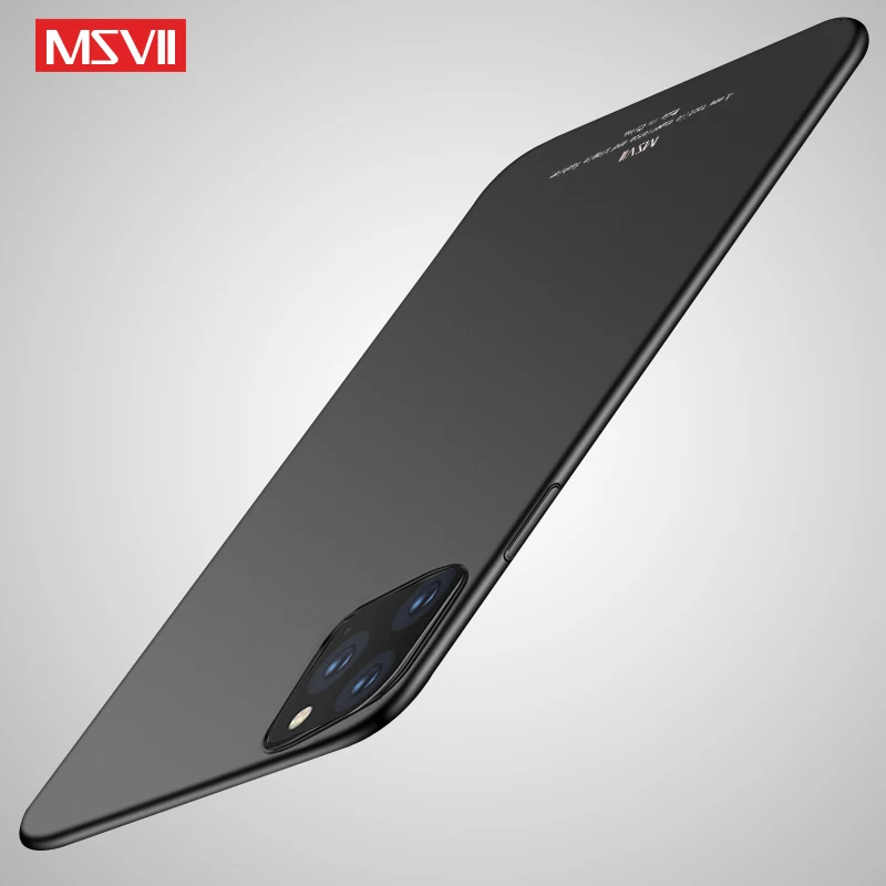 Msvii чехол для iPhone 11 Pro Max матовый Apple X Xr Xs PC 12 Mini чехлы|Бамперы| |