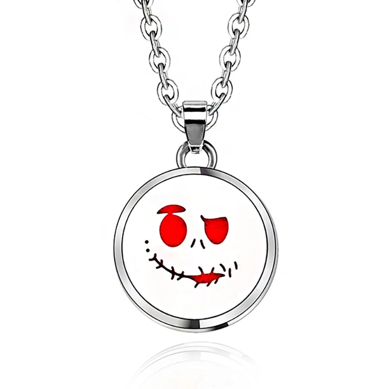 Модный хип хоп человек лицо ожерелье аромат диффузор медальон Кулон женщина