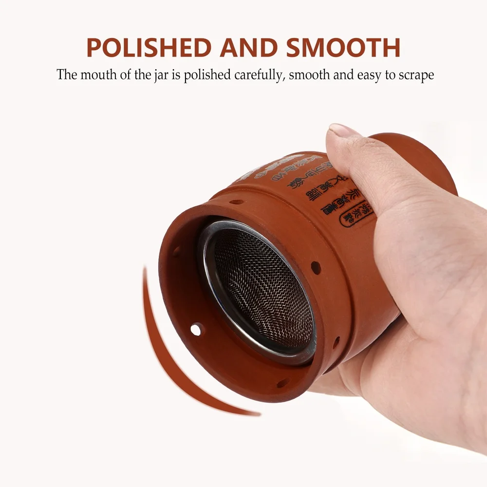 

1Pc Moxibustion Pot Manual Moxibustion Jar Portable Scraping Cup Aroma Burner