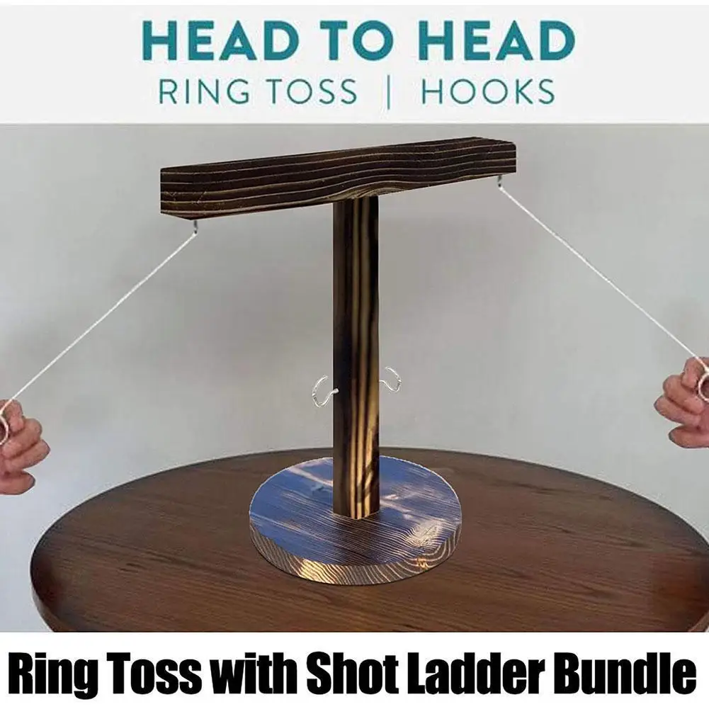 

Montessori Party Toys Leisure Industrial Style Bar Drink Shop Interactive Hooks Game Handmade Wooden Hot Fast-paced For Bars