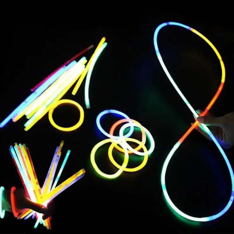 

Random Colors Night Market Glow Stick Decoration Jewelry Can Toys Used Supplies For Concert Children Be Gift Q9D0